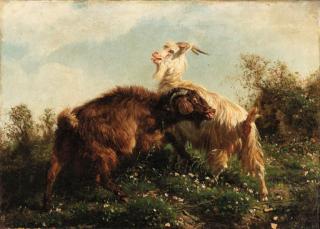 Filippo Palizzi - Mountain goats