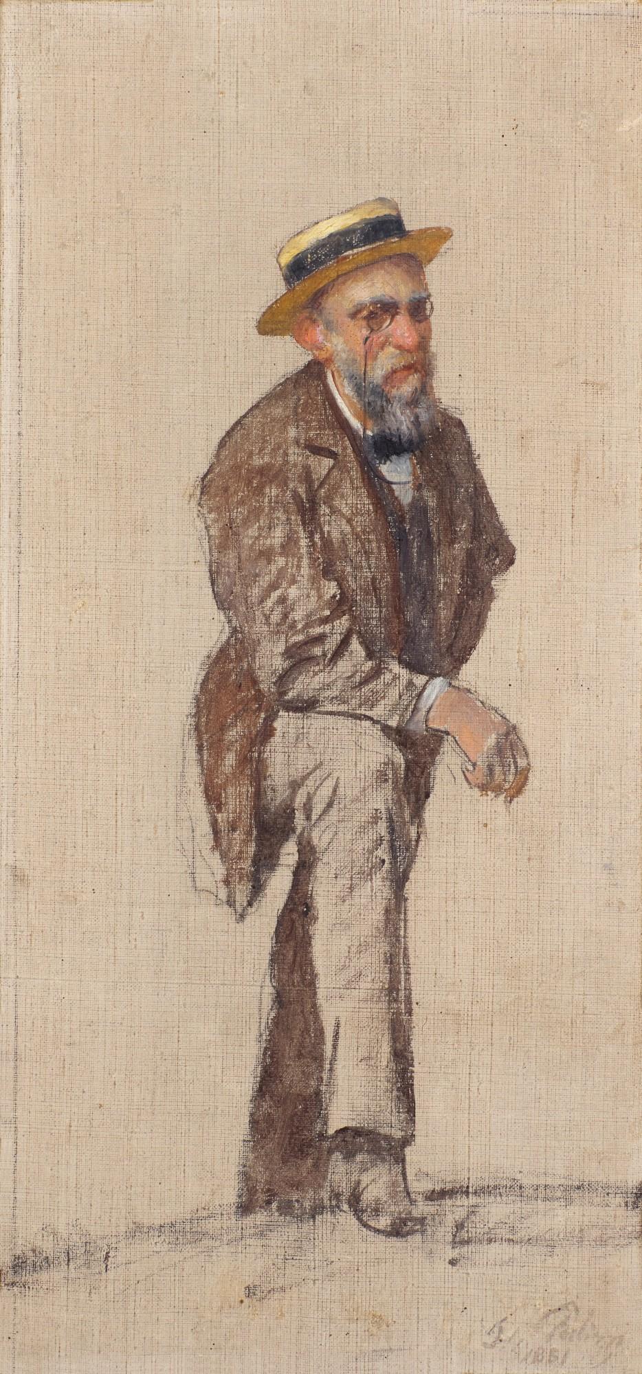 Filippo Palizzi - Portrait Of Stanislao Lista