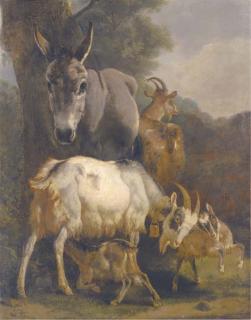 Filippo Palizzi - Un Asino E I Suoi Amici