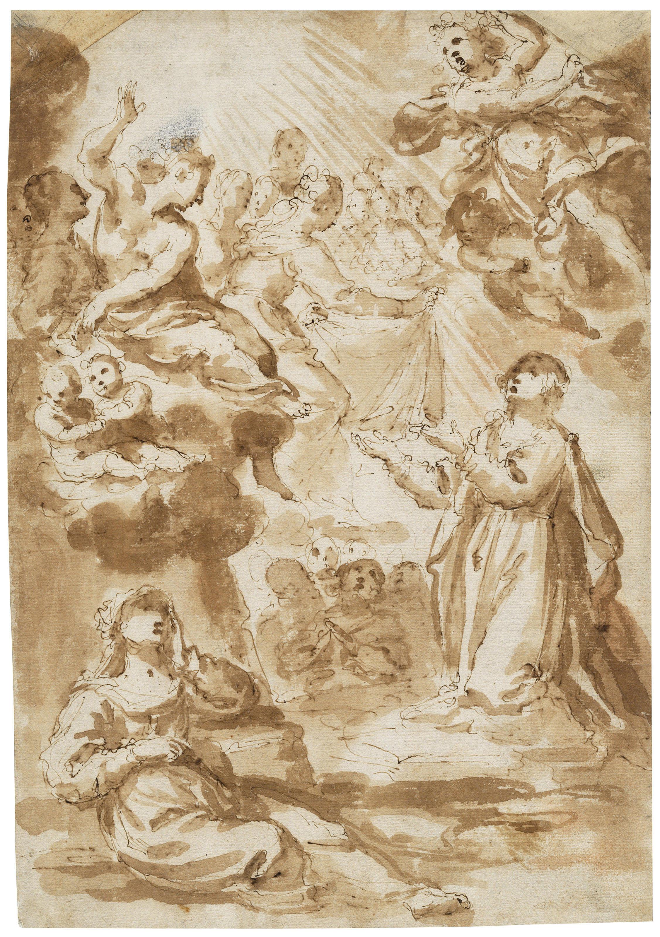 Filippo Tarchiani - Vision of Saint Veronica (?)