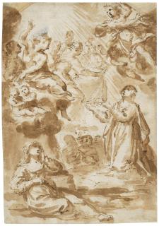 Filippo Tarchiani - Vision of Saint Veronica (?)