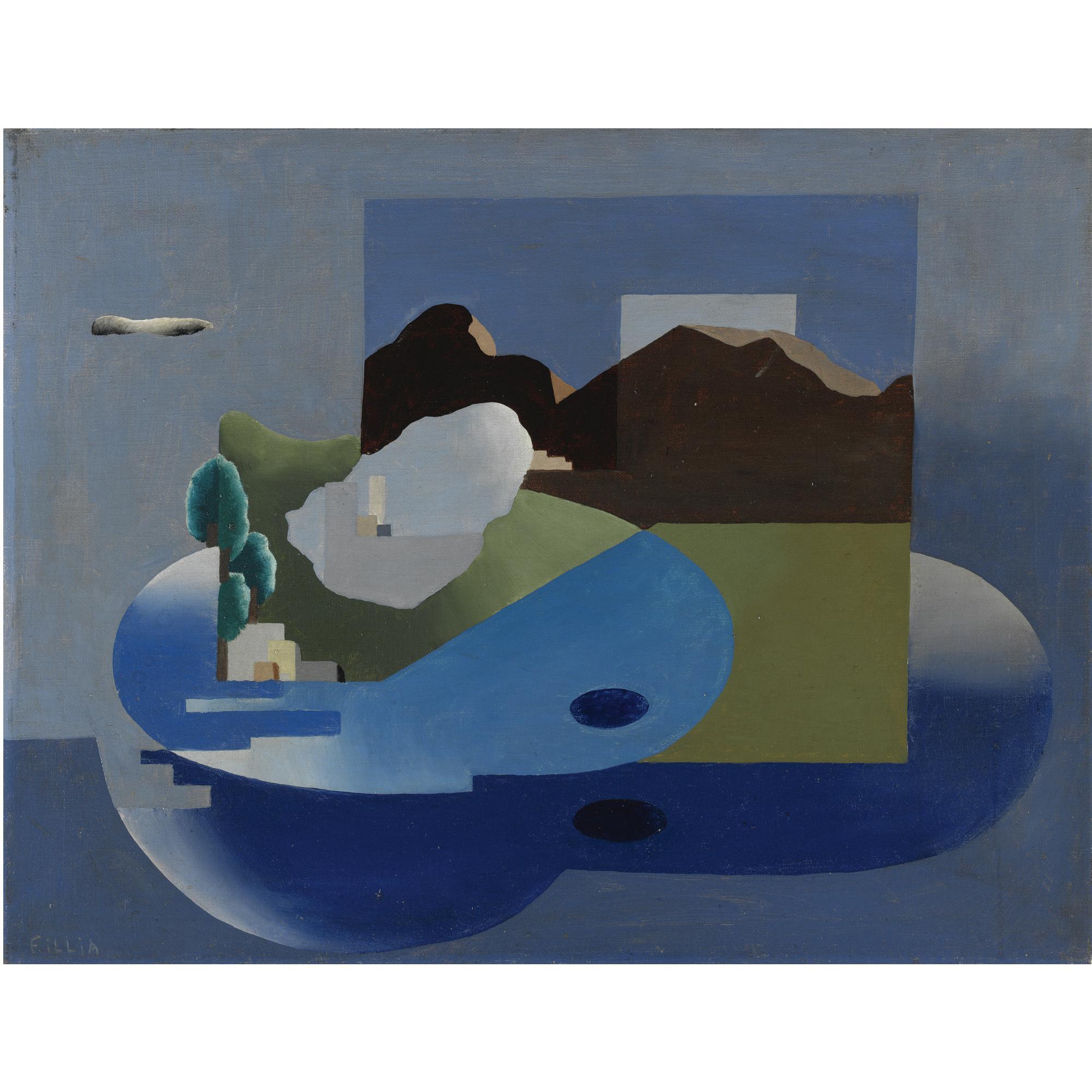 Fillia - Paesaggio (Ricerca Spaziale)