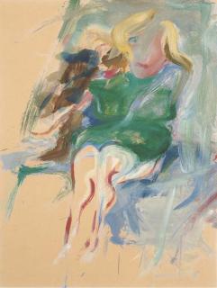 Fima - Seated Woman; Portrait of A Man