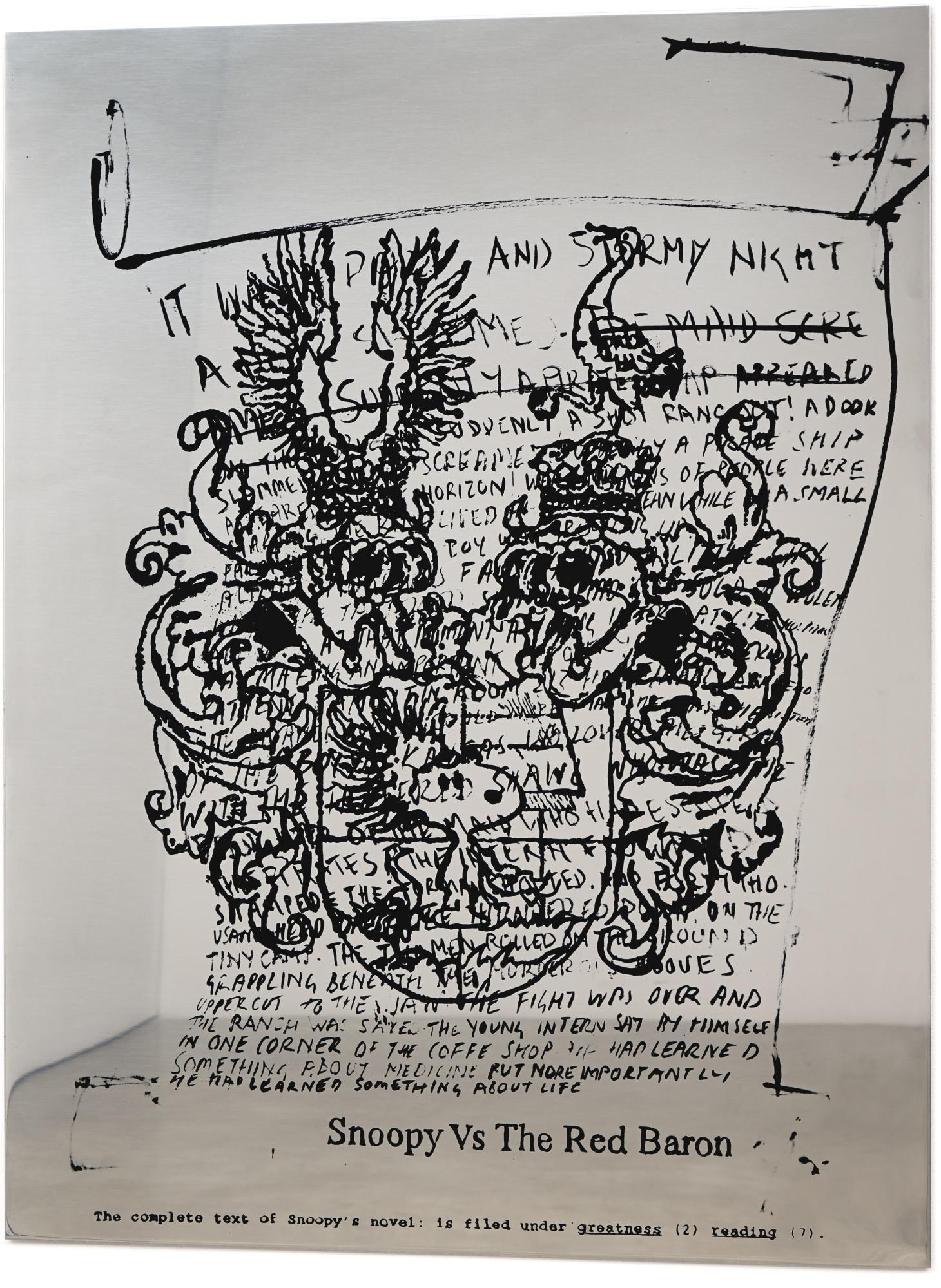 Fiona Banner - The Complete Text Of Snoopy’S Novel: Filed Under Greatness (2) Reading (7)