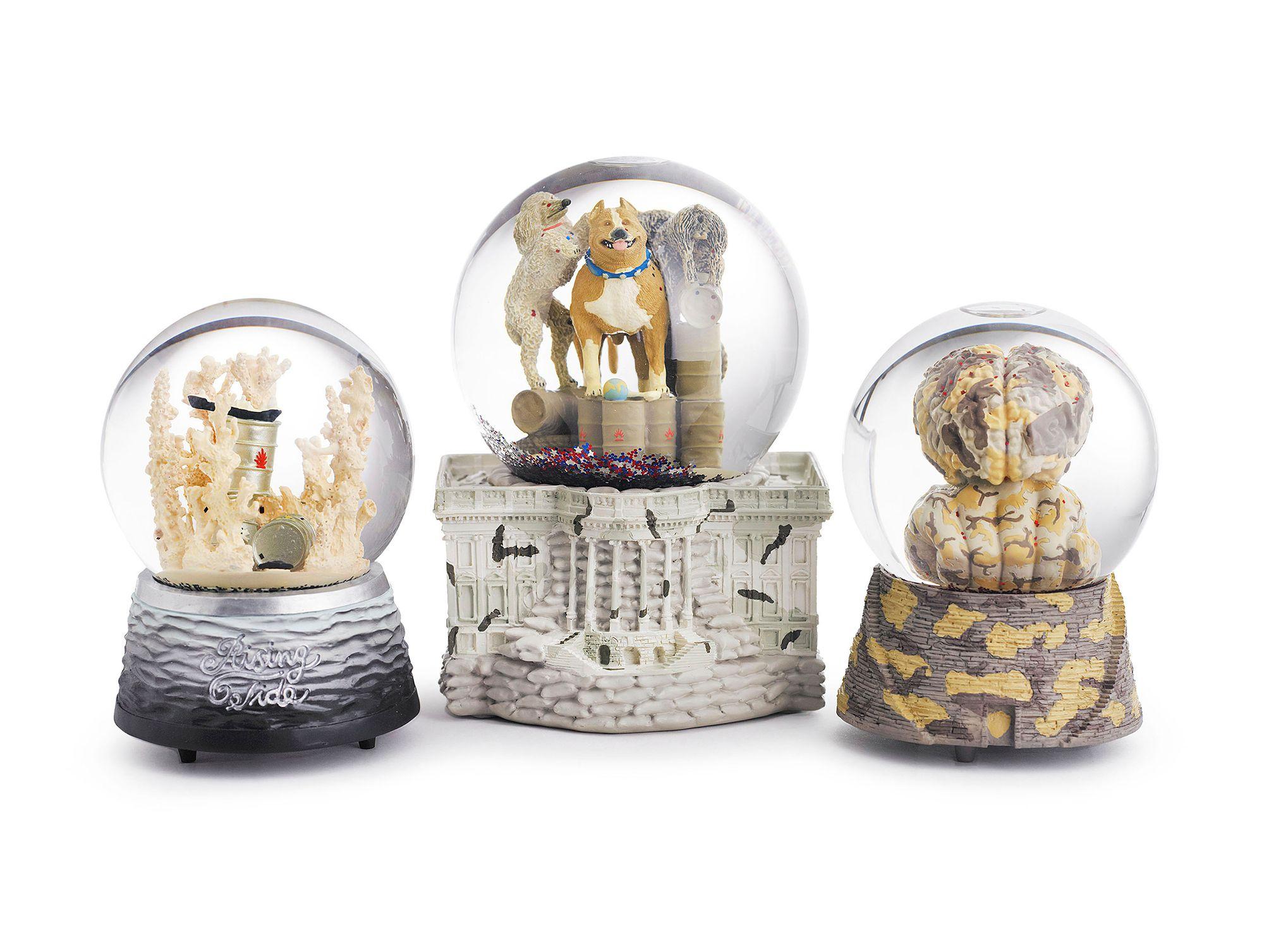 Fiona Hall - Lair, 2004; Lesion, 2004; Rising Tide