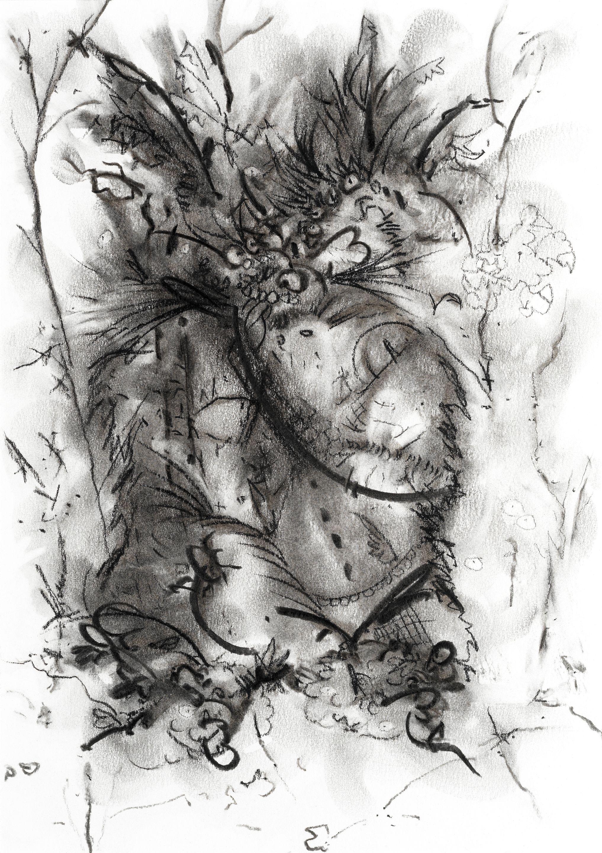 Fiona Rae R.A. - Drawing (figure 5g)