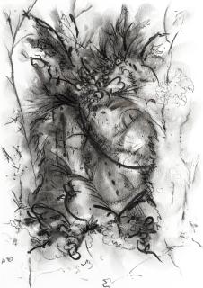 Fiona Rae R.A. - Drawing (figure 5g)