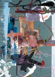 Fiona Rae - Untitled (green)