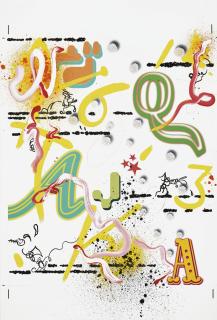 Fiona Rae - Untitled (White)