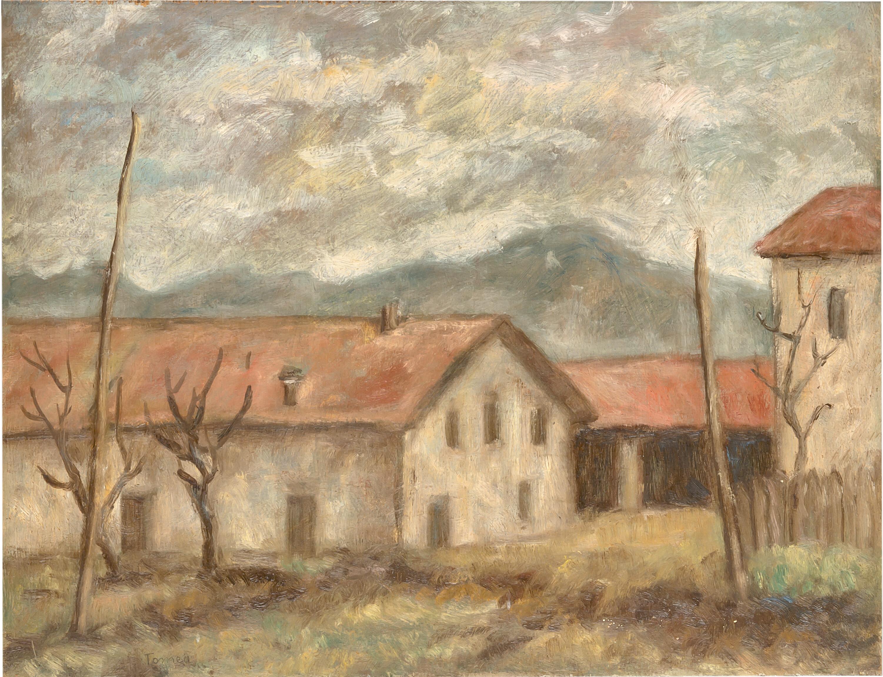 Fiorenzo Tomea - Paesaggio con case