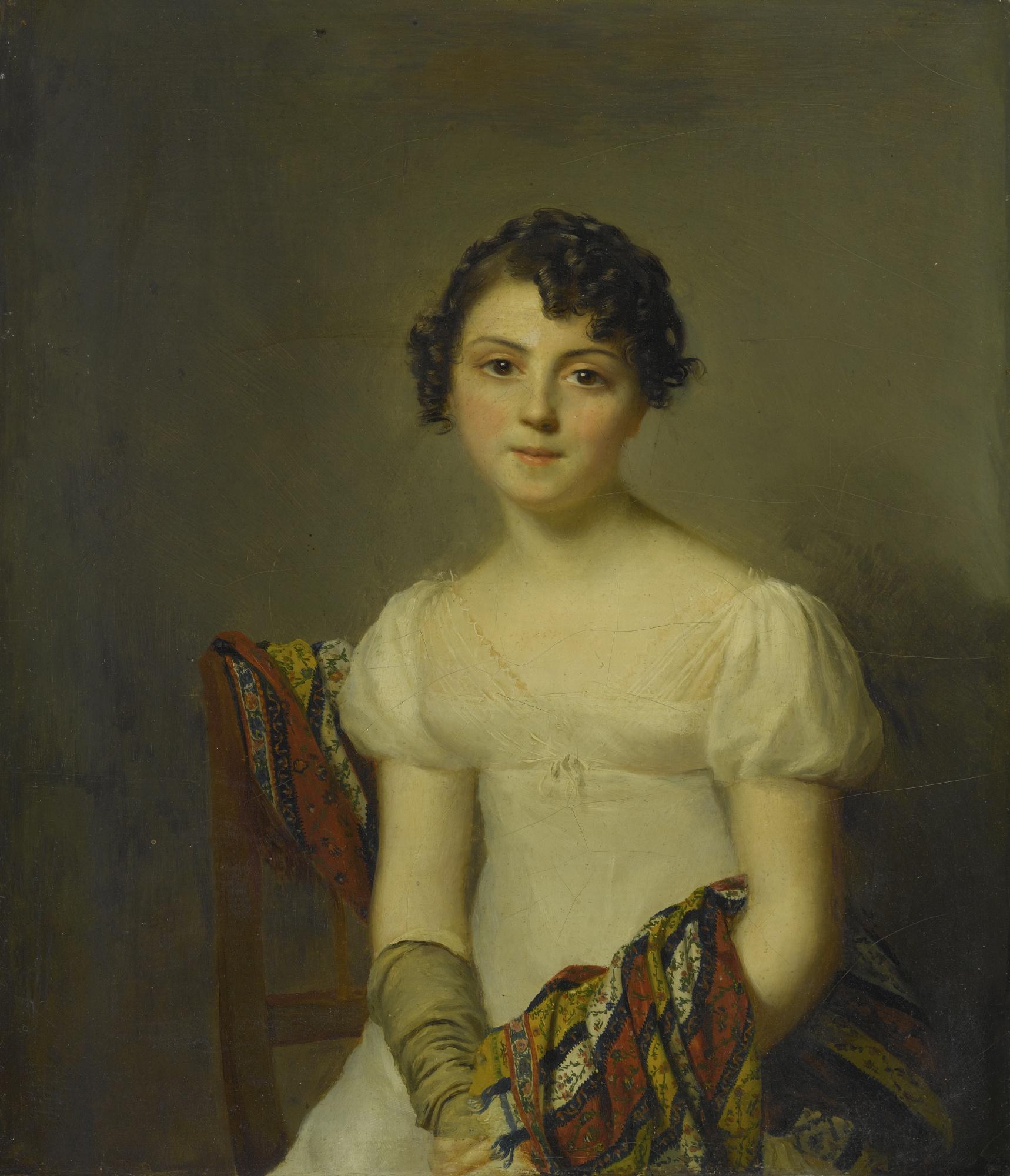 Firmin Massot - Portrait Of Andrienne-Constance Bourdillon (1792-1836)