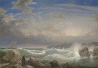 Fitz Henry Lane - Rafe\'S Chasm, Gloucester, Massachusetts