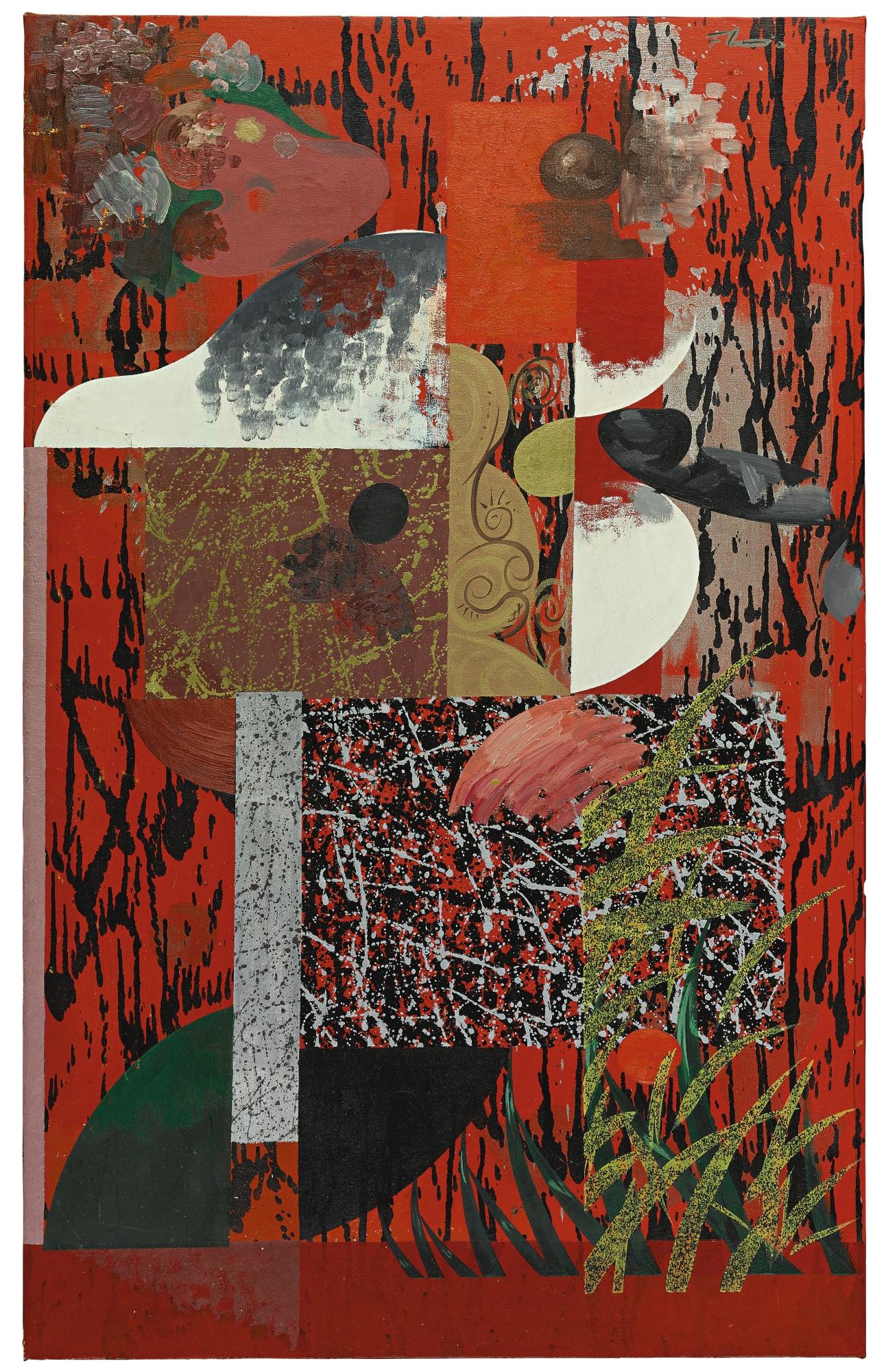 Flavio Garciandía - Untitled #30 (Red) 