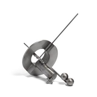 Fletcher Benton - Donut with Balls and X, 2003