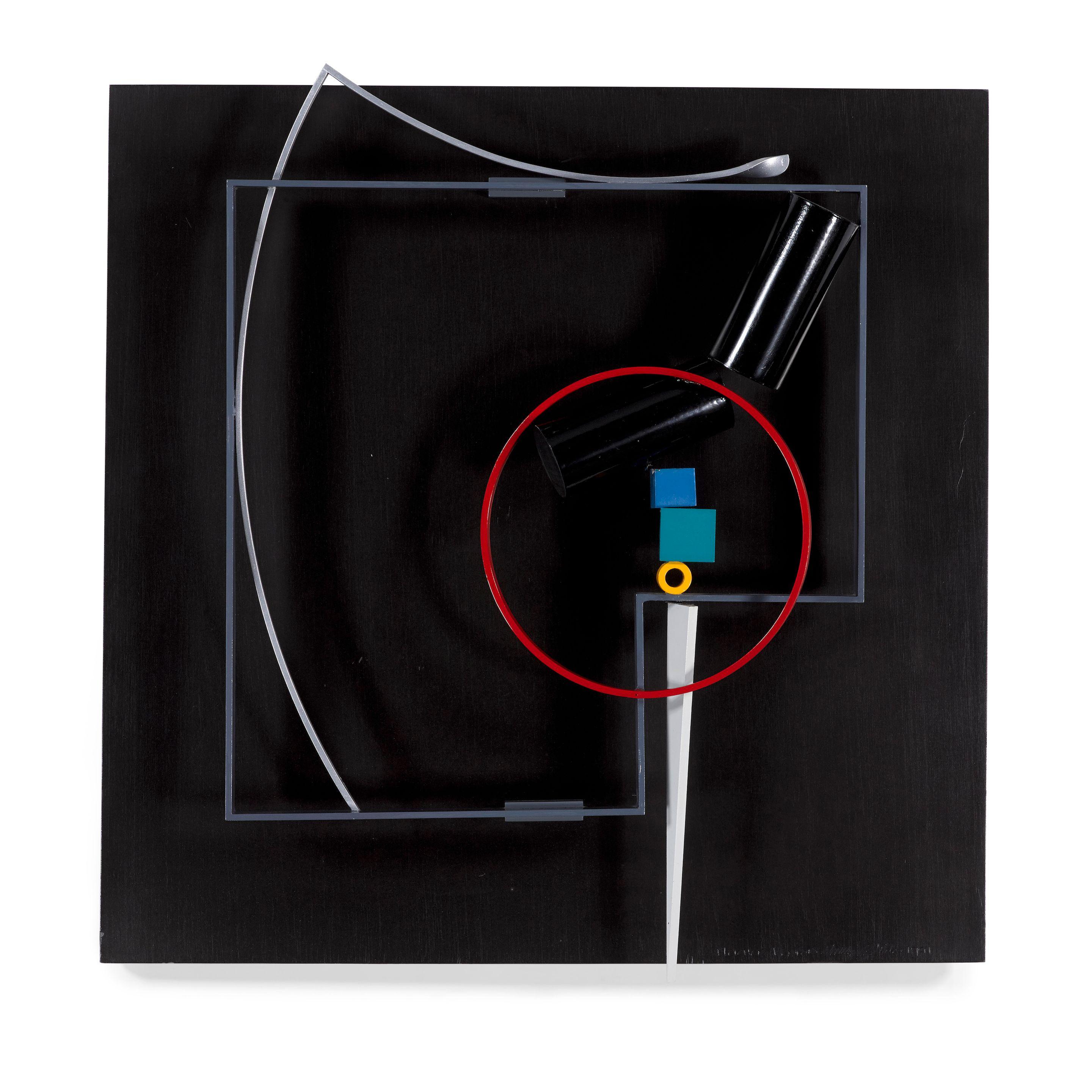 Fletcher Benton - Painted Steel Drawings III, 1991