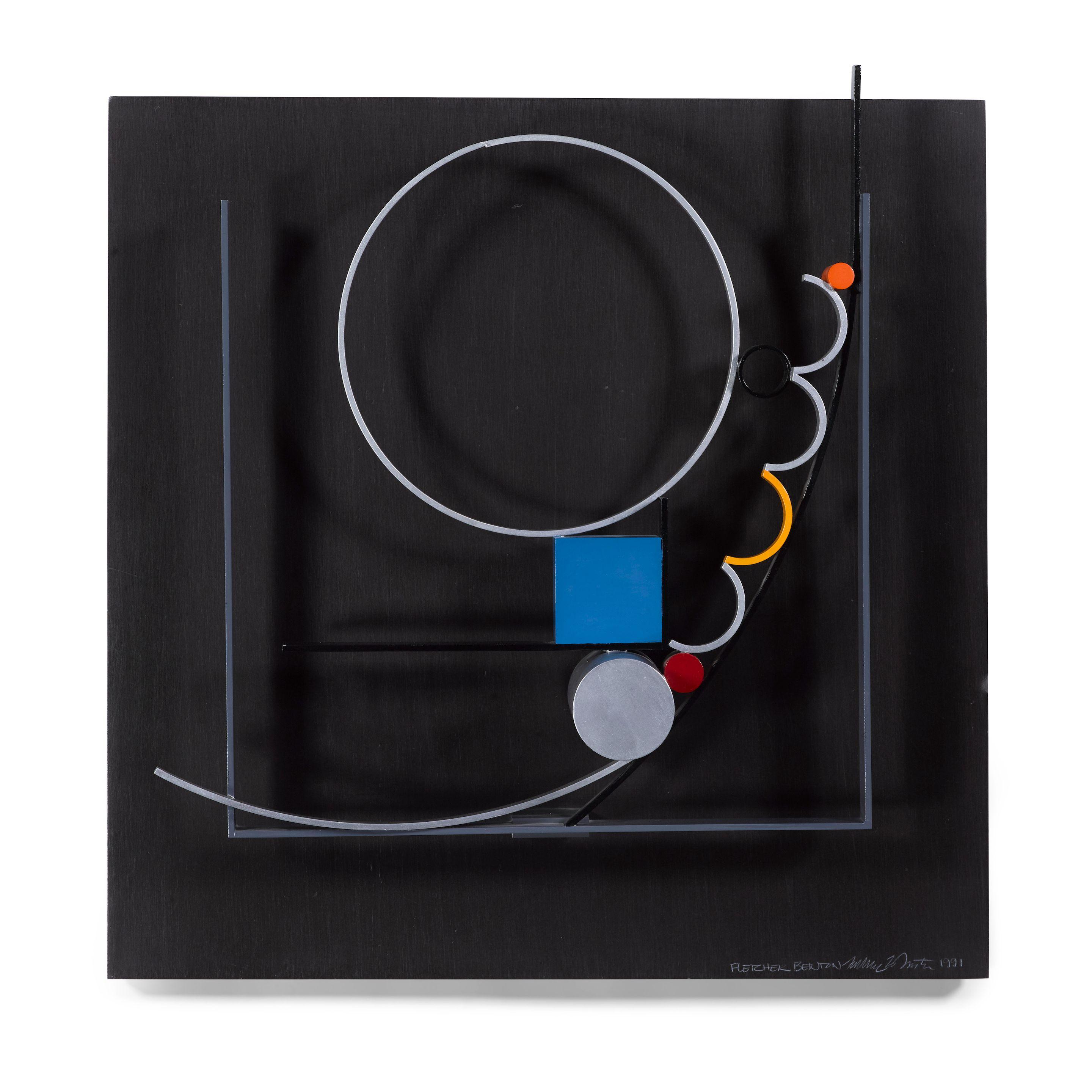 Fletcher Benton - Painted Steel Drawings IV, 1991