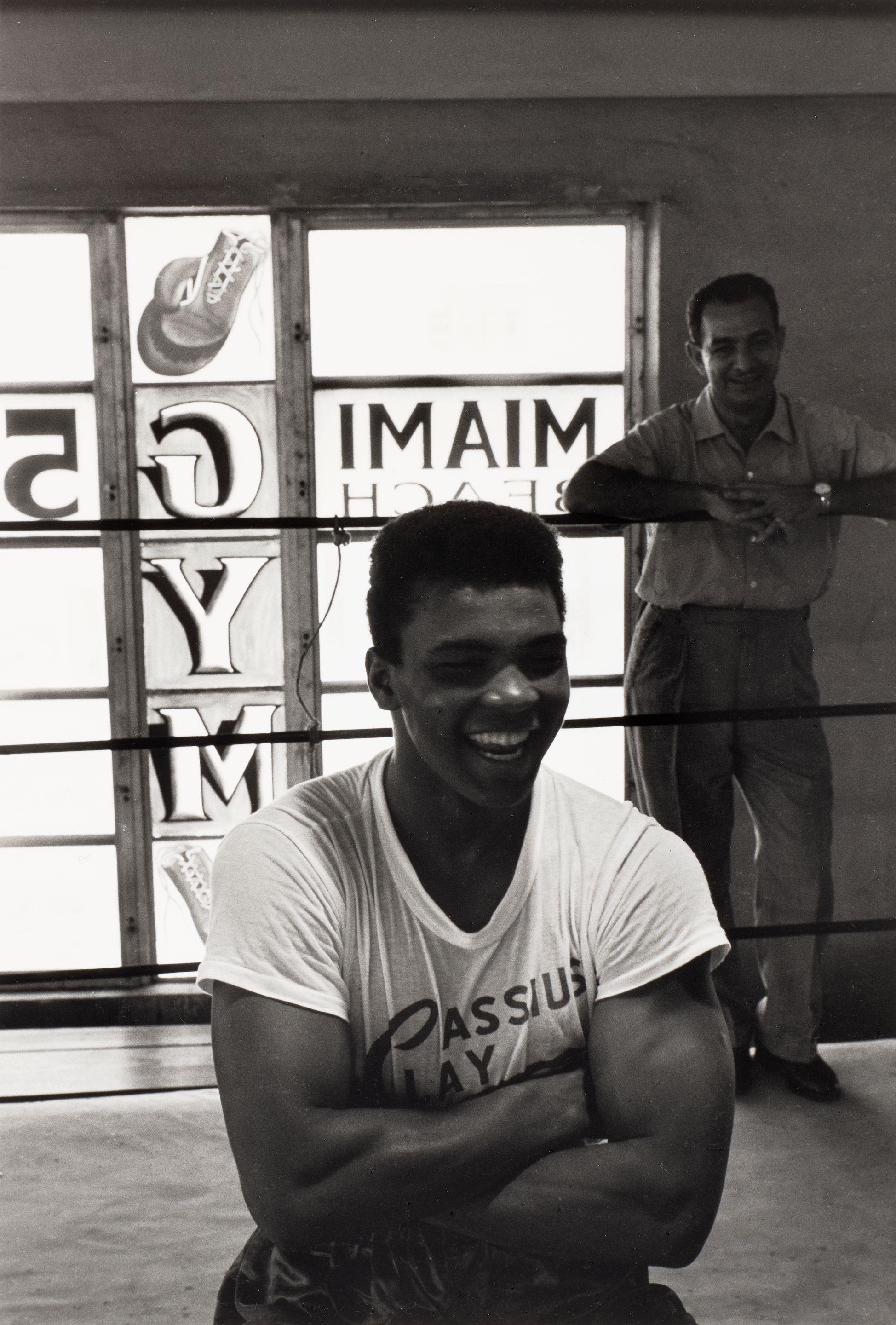 Flip Schulke - Cassius Clay at 5th Street Gym, Miami Beach