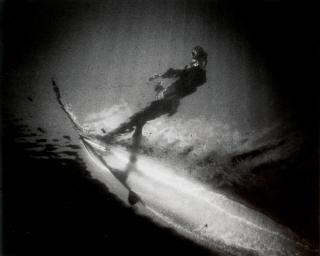 Flip Schulke - Untitled (Underwater View of a Water Skier)