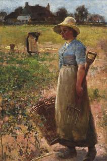 Flora MacDonald Reid - Potato gatherers