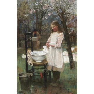 Flora Macdonald Reid - Washing Day