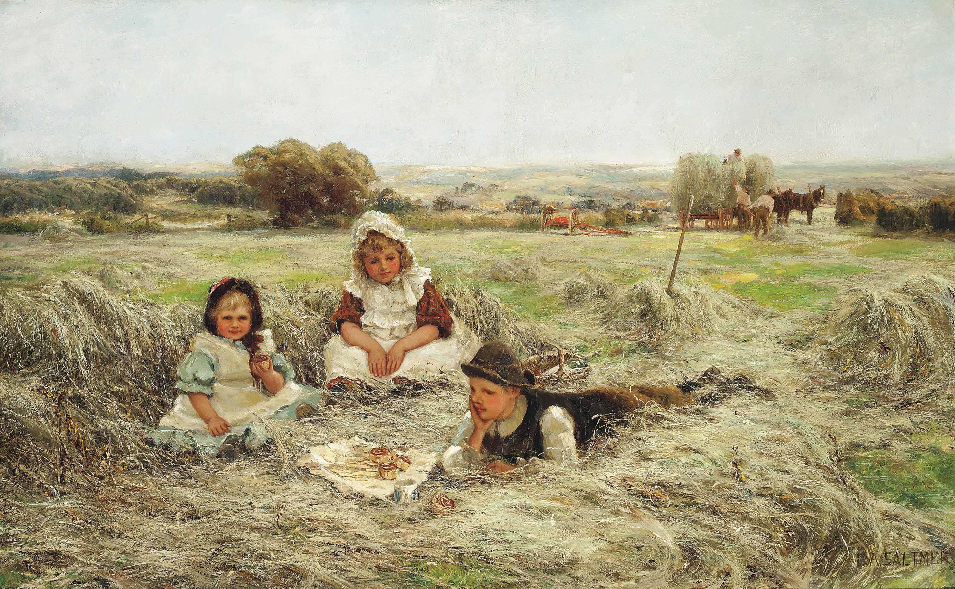 Florence A. Saltmer - The Picnic