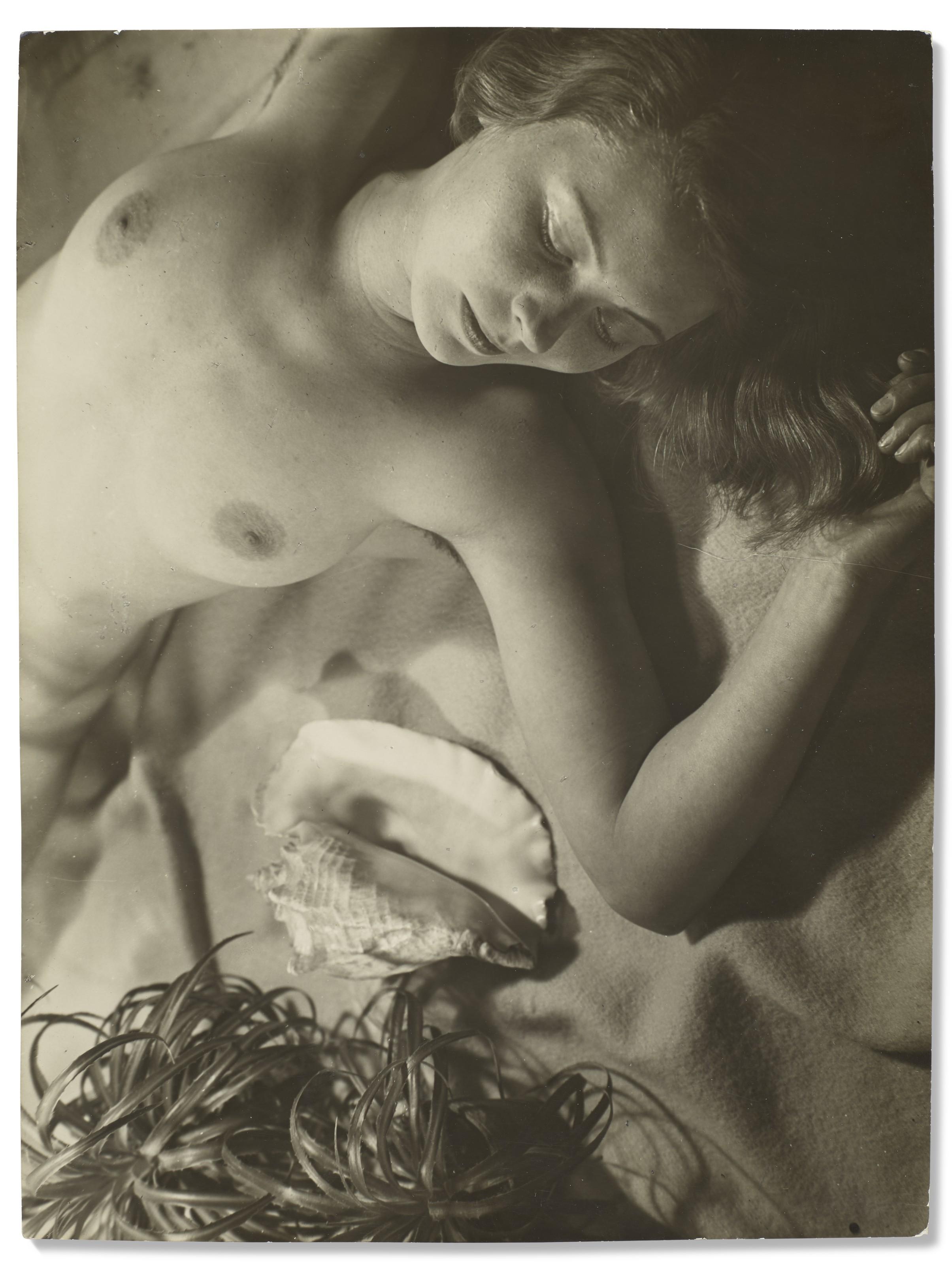 Florence Henri - Figure Composition, Reclining Woman With Shell, 1930