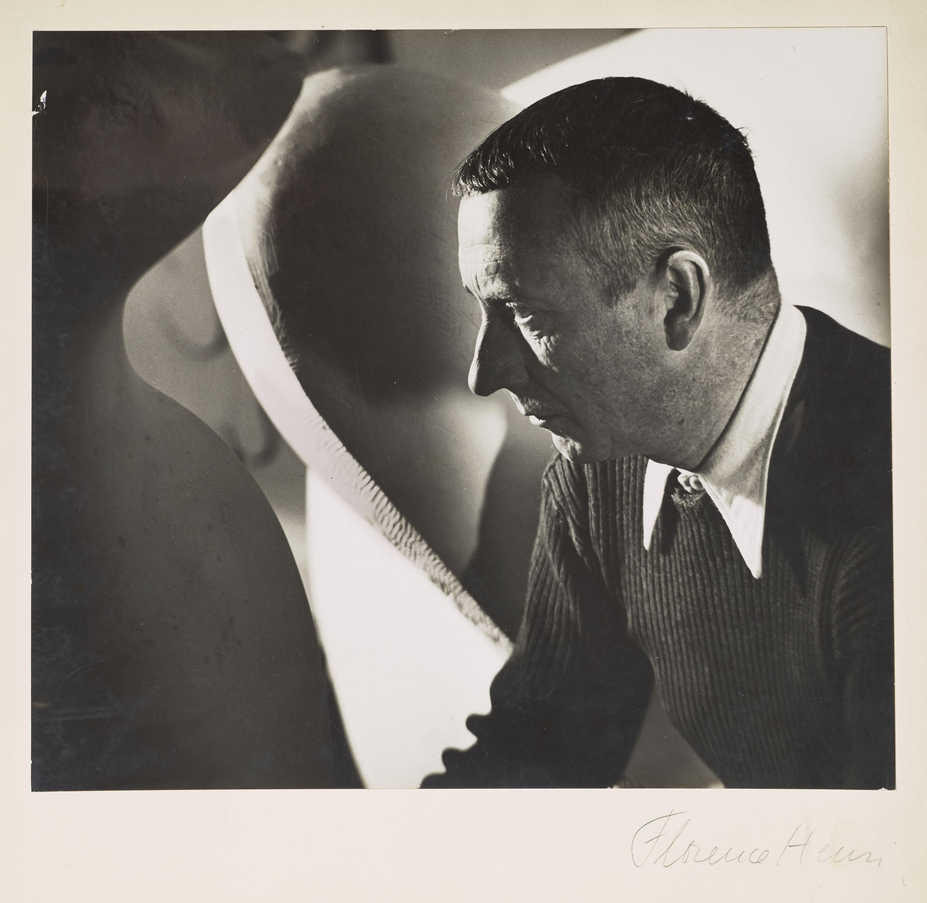 Florence Henri - Portrait de Jean Arp, 1935