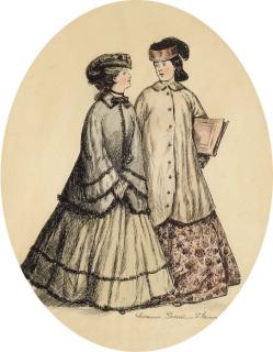 Florence Scovel Shinn - Frontispiece for Autobiography of a Tomboy, a study