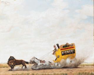 Florencio Molina Campos - La diligencia