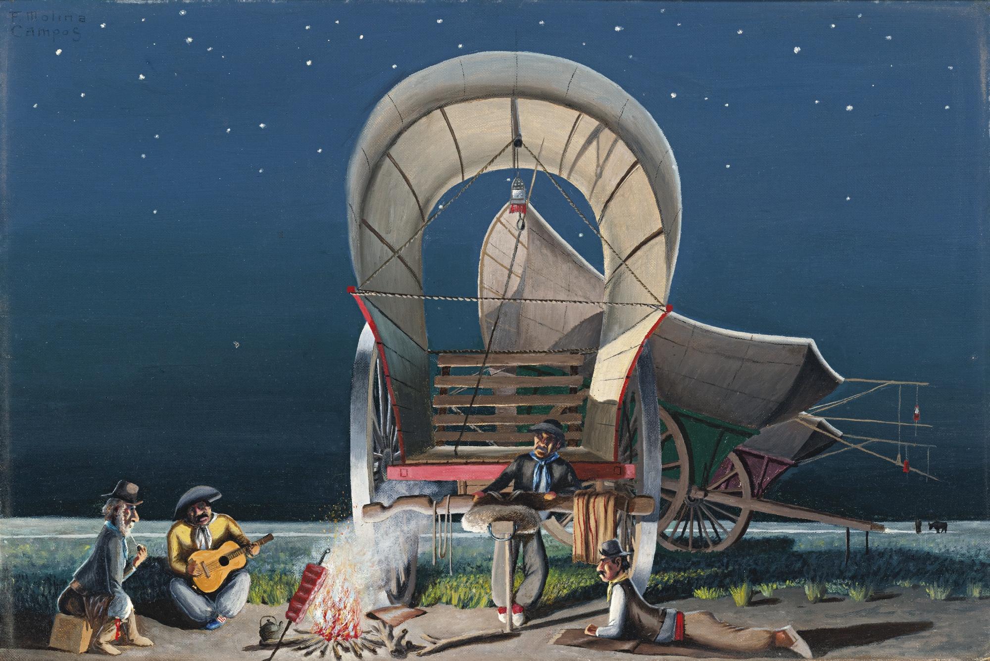 Florencio Molina Campos - Nighttime