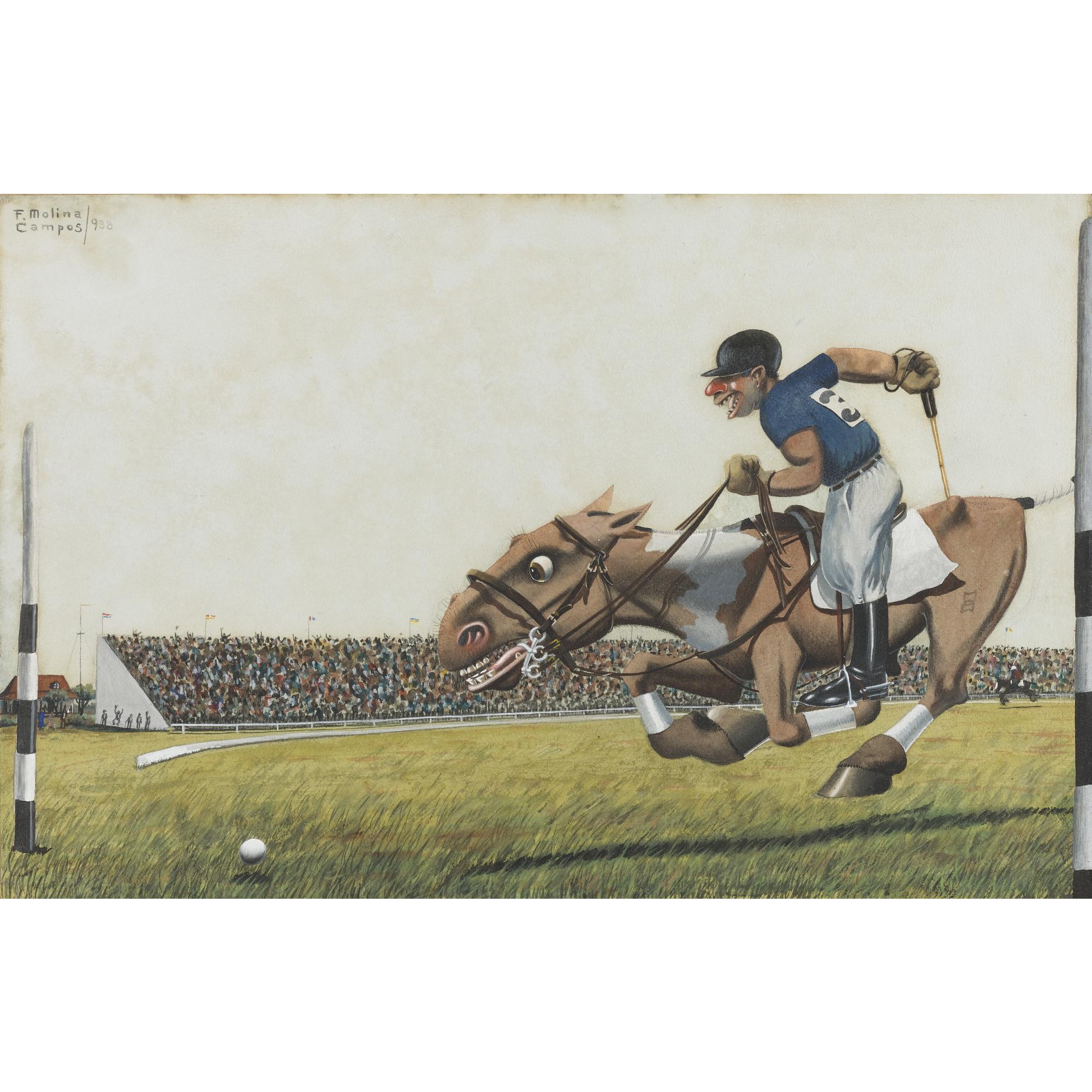 Florencio Molina Campos - Polo Player