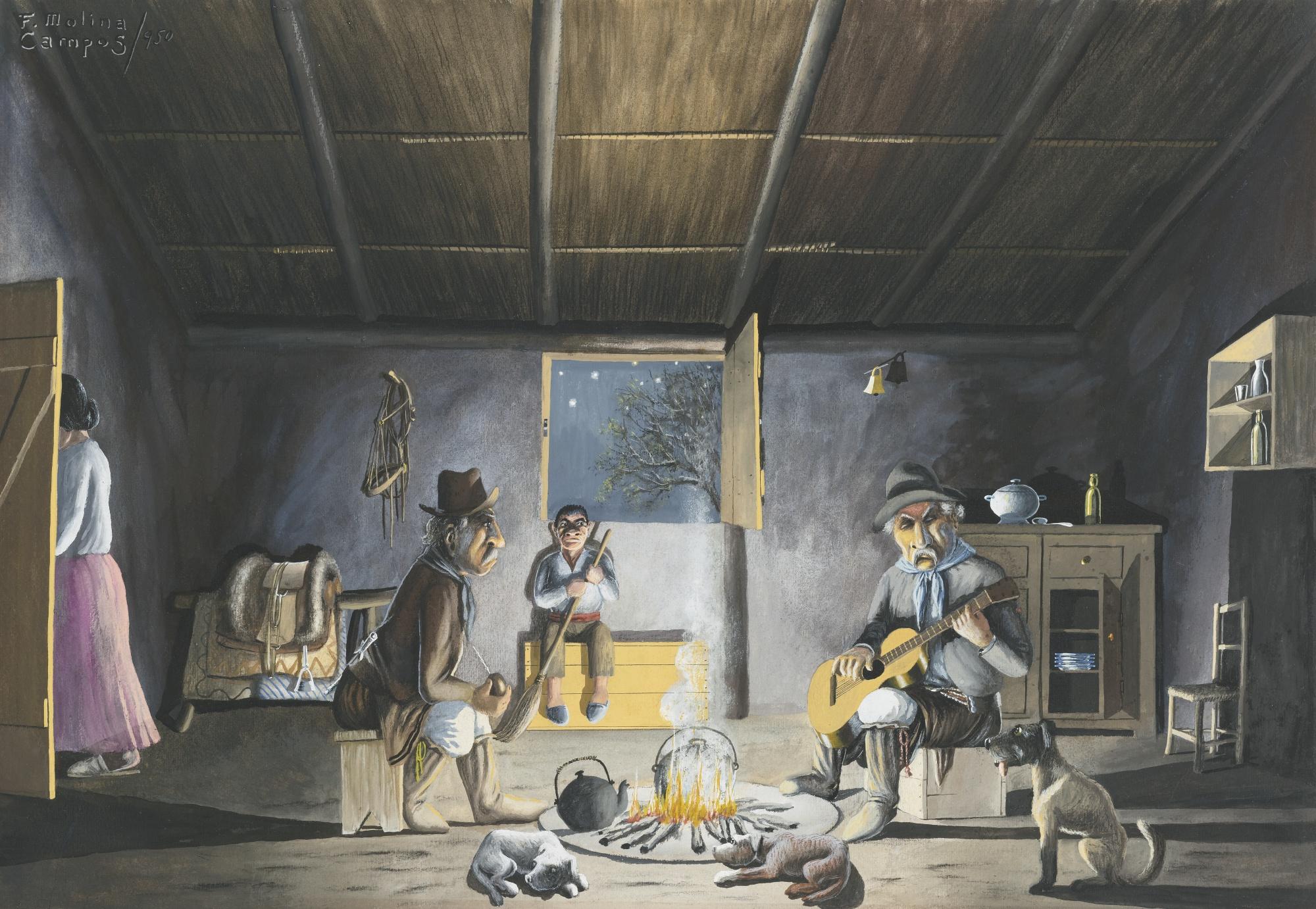 Florencio Molina Campos - Untitled