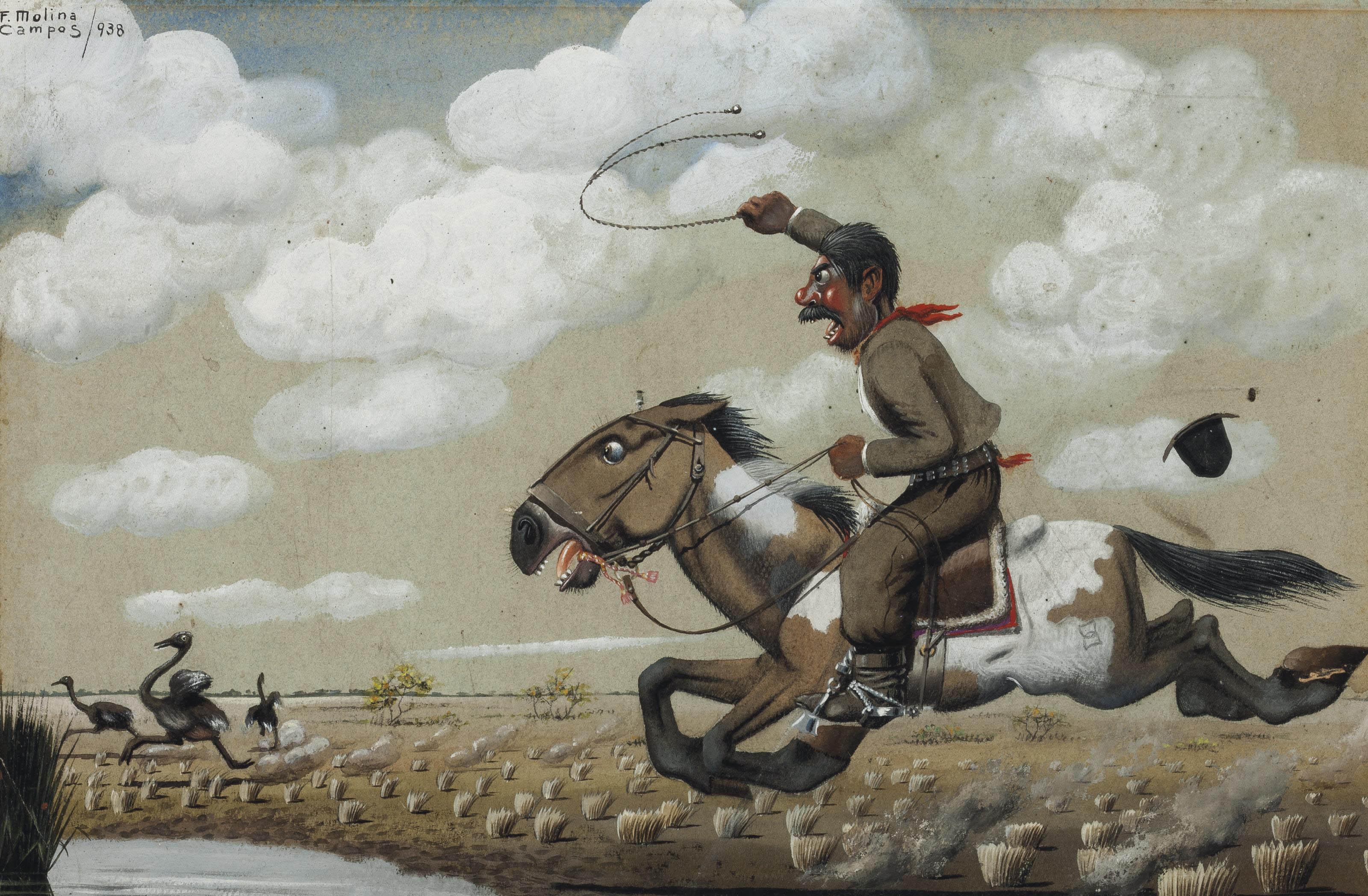 Florencio Molina Campos - Untitled