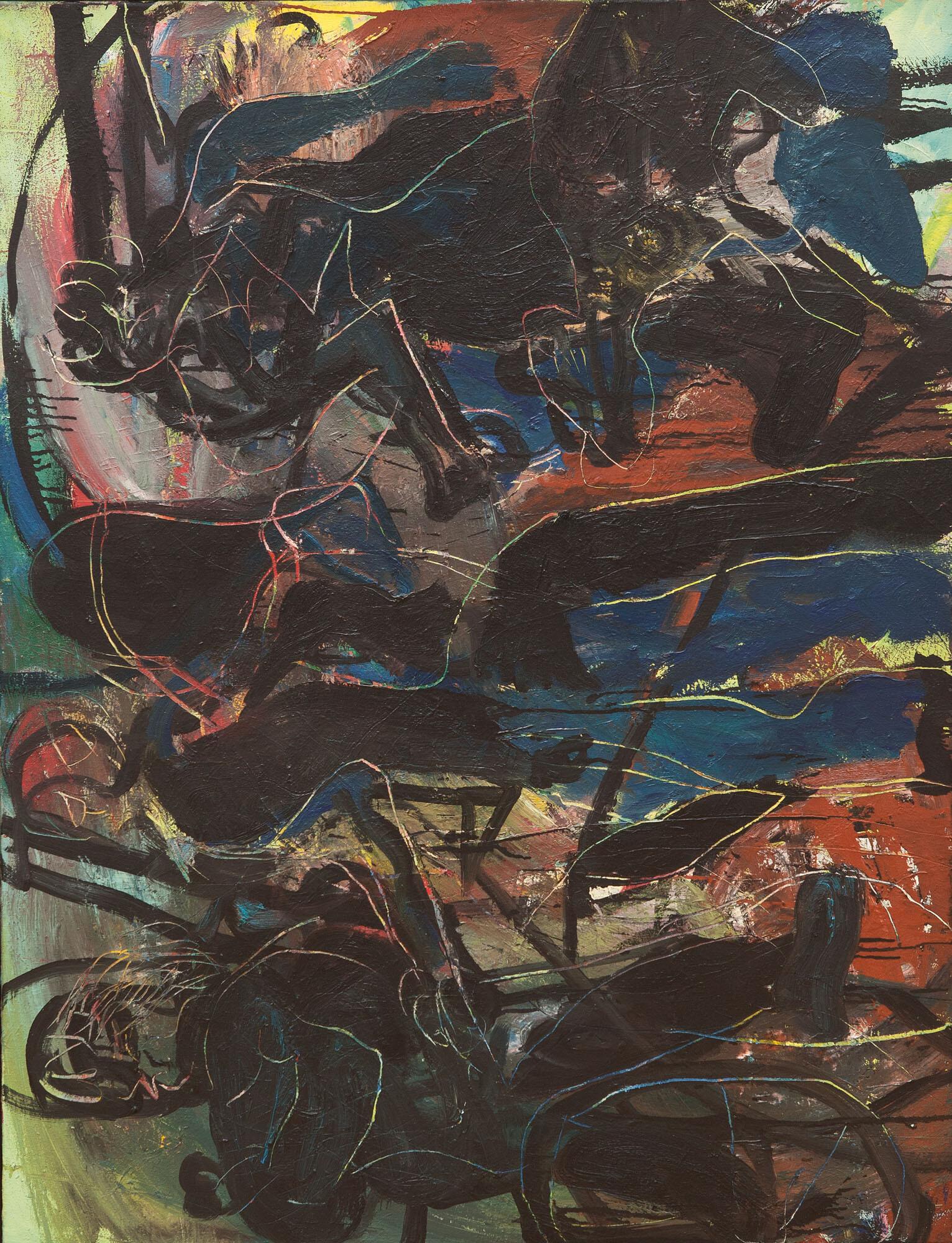 Florian Köhler - Ohne Titel (Dunkles Gruppenbild).