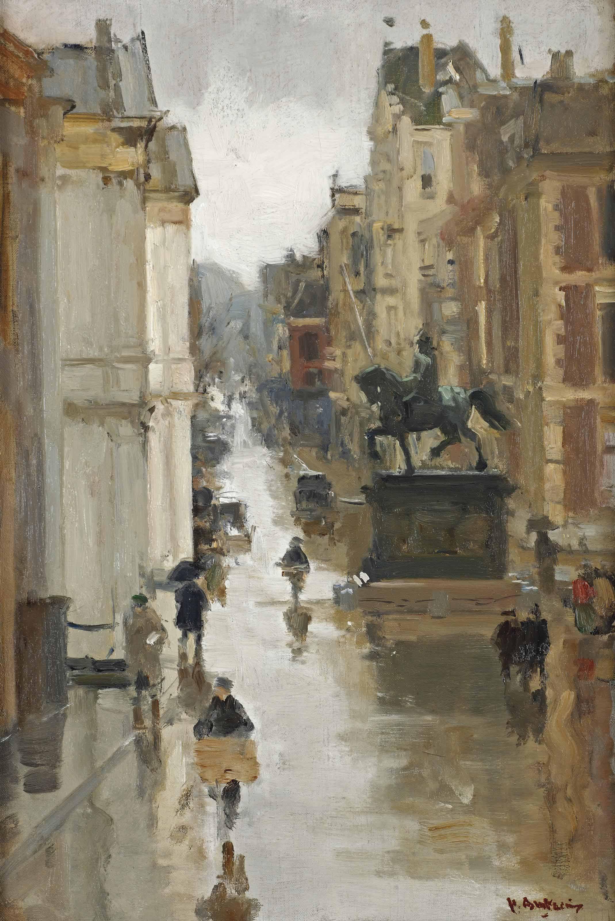 Floris Arntzenius - A view of the Noordeinde, The Hague