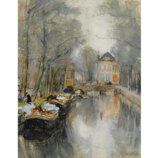 Floris Arntzenius - Dutch a View Of The Smidswater, The Hague