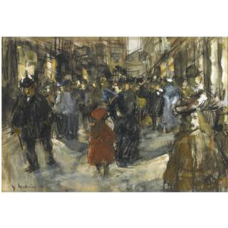 Floris Arntzenius - Dutch figures At The Passage, The Hague