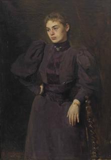 Floris Arntzenius - Portrait of Frederika Wilhelmina van Wulfften Palthe-Broese van Groenou (1875-1960)