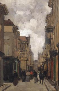 Floris Arntzenius - Strolling in the Spuistraat, The Hague