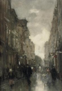 Floris Arntzenius - Strolling in the Spuistraat, The Hague