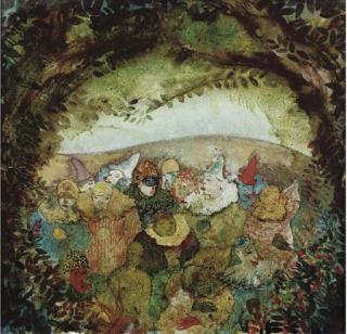 Floris Jespers - Clowns in a landscape