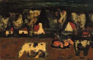 Floris Jespers - Landschap Met Koeien - A Landscape With Cows
