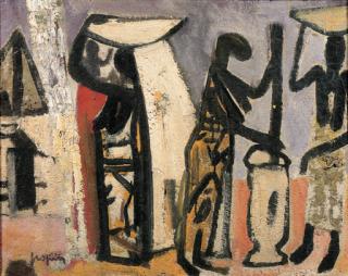 Floris Jespers - Women At The Market, Africa