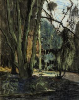 Floris Verster - Endegeest, Parklaantje: A Park Lane, Endegeest, Oegstgeest