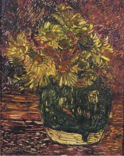 Floris Verster - Gemberpot Met Doronicums: Flowers In A Ginger Jar