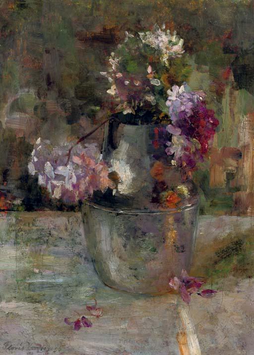 Floris Verster - Purple Hortensia in a vase