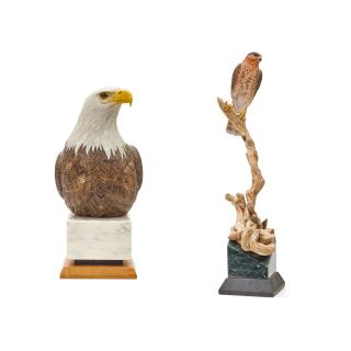 Floyd Scholz - Bald Eagle and Sharp Shooter (a group of two)