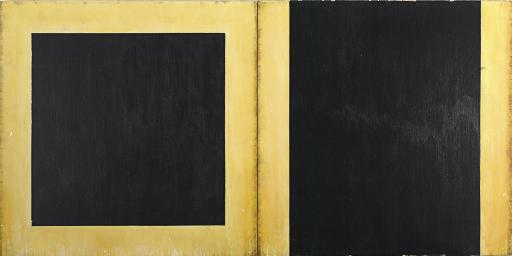 Ford Beckman - Untitled (Black Wall Painting)