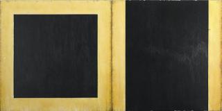 Ford Beckman - Untitled (Black Wall Painting)