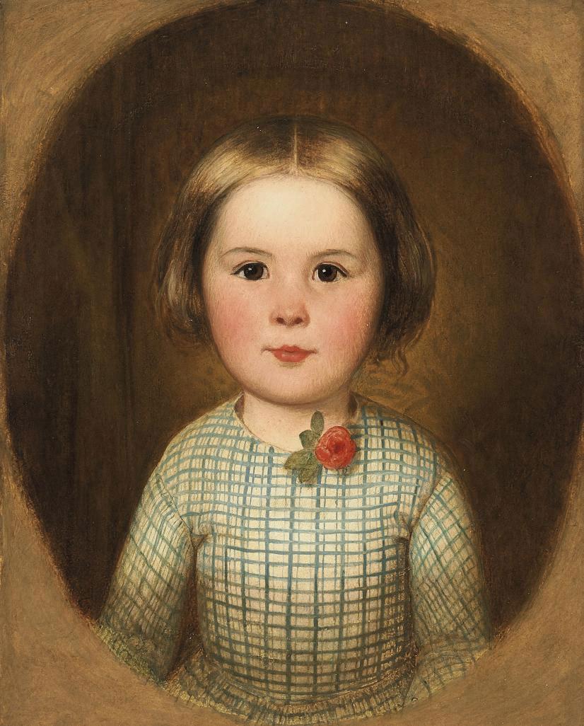 Ford Madox Brown - Portrait of Elizabeth Clara Bromley